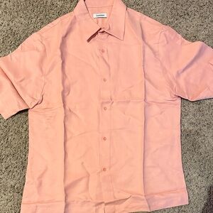 Sandro Men's Soft Coral Button Down Shirt